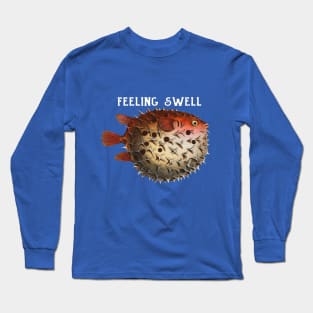 Feeling Swell Pufferfish Long Sleeve T-Shirt